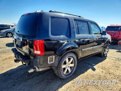 Trzecie zdjęcie samochodu z tyłu: 2012 HONDA PILOT TOURING VIN:5FNYF3H96CB036285 - miniatura