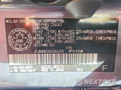 Zdjęcie 13 z 13 samochodu: 2016 LEXUS NX 200T BASE VIN:JTJBARBZ4G2066228 - miniatura