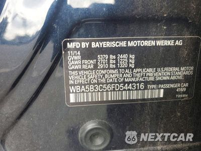 Zdjęcie 12 z 12 samochodu: 2015 BMW 535 XI VIN:WBA5B3C56FD544316 - miniatura