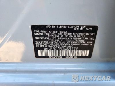 Zdjęcie 12 z 12 samochodu: 2021 SUBARU CROSSTREK PREMIUM VIN:JF2GTAPC1M8211308 - miniatura