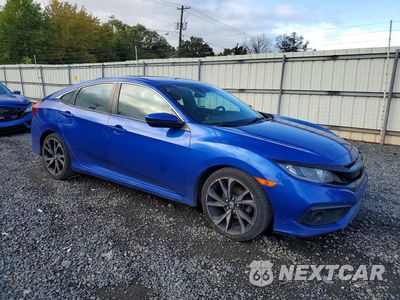 Czwarte zdjęcie samochodu z boku: 2019 HONDA CIVIC SPORT VIN:2HGFC2F83KH554997 - miniatura