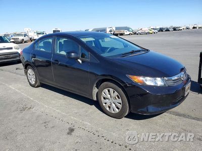 Czwarte zdjęcie samochodu z boku: 2012 HONDA CIVIC LX VIN:2HGFB2E59CH530182 - miniatura