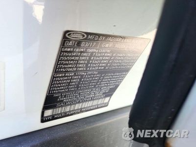 Zdjęcie 13 z 13 samochodu: 2017 LAND ROVER RANGE ROVER SPORT SE VIN:SALWG2FV7HA145930 - miniatura