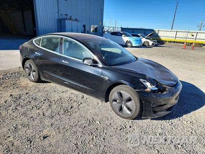 Czwarte zdjęcie samochodu z boku: 2018 TESLA MODEL 3 VIN:5YJ3E1EB6JF092944 - miniatura