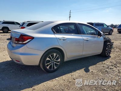 Trzecie zdjęcie samochodu z tyłu: 2015 HONDA CIVIC EX VIN:19XFB2F8XFE026277 - miniatura