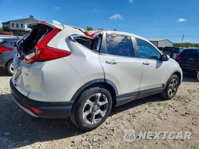 Trzecie zdjęcie samochodu z tyłu: 2017 HONDA CR-V EX VIN:5J6RW2H54HL059655 - miniatura