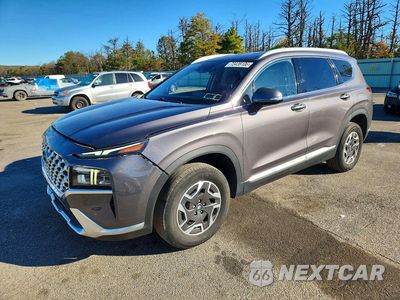 2022 HYUNDAI SANTA FE BLUE KM8S2DA10NU041273 - główne zdjęcie licytacji z USA - miniatura