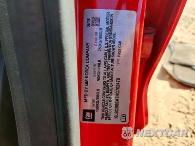 Zdjęcie 12 z 12 samochodu: 2017 CHEVROLET SPARK LS VIN:KL8CB6SA7HC702478 - miniatura