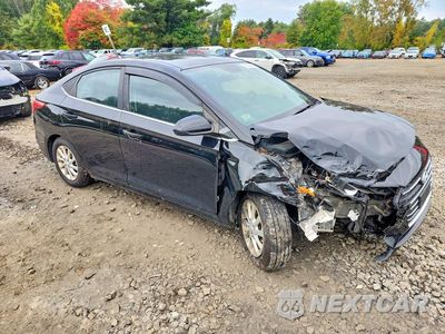 Czwarte zdjęcie samochodu z boku: 2019 HYUNDAI ACCENT SEL VIN:3KPC24A38KE088622 - miniatura