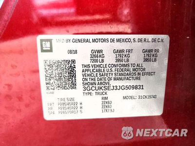 Zdjęcie 12 z 12 samochodu: 2018 CHEVROLET SILVERADO K1500 LTZ VIN:3GCUKSEJ3JG509831 - miniatura