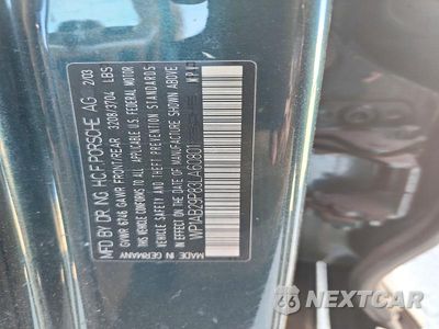 Zdjęcie 13 z 13 samochodu: 2003 PORSCHE CAYENNE S VIN:WP1AB29P83LA60801 - miniatura