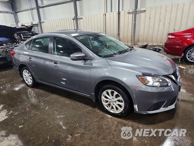 Czwarte zdjęcie samochodu z boku: 2019 NISSAN SENTRA SV VIN:3N1AB7AP4KY436008 - miniatura