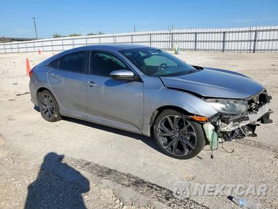 Czwarte zdjęcie samochodu z boku: 2019 HONDA CIVIC SPORT VIN:19XFC2F80KE041622 - miniatura