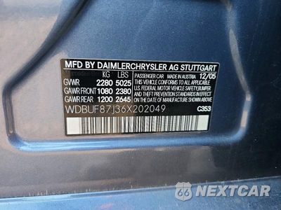 Zdjęcie 12 z 12 samochodu: 2006 MERCEDES-BENZ E 350 4MATIC VIN:WDBUF87J36X202049 - miniatura