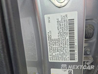 Zdjęcie 12 z 12 samochodu: 2022 HONDA ACCORD SPORT VIN:1HGCV1F31NA079249 - miniatura