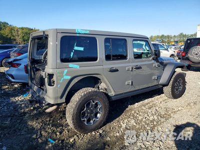 Trzecie zdjęcie samochodu z tyłu: 2022 JEEP WRANGLER UNLIMITED RUBICON 4XE VIN:1C4JJXR69NW198969 - miniatura