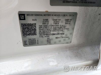 Zdjęcie 12 z 12 samochodu: 2021 GMC SIERRA C1500 DENALI VIN:3GTP8FED2MG207898 - miniatura