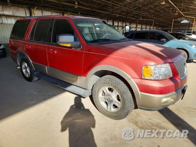 Czwarte zdjęcie samochodu z boku: 2003 FORD EXPEDITION EDDIE BAUER VIN:1FMRU17L33LA21604 - miniatura