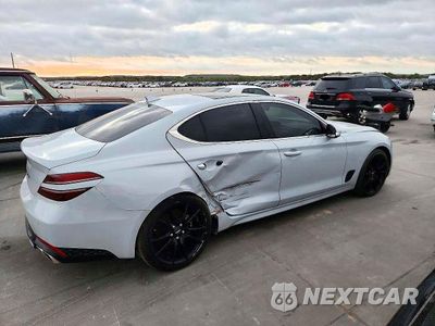Trzecie zdjęcie samochodu z tyłu: 2022 GENESIS G70 2.0T VIN:KMTG34TA9NU102092 - miniatura