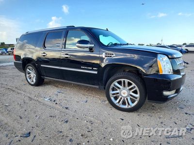 Czwarte zdjęcie samochodu z boku: 2013 CADILLAC ESCALADE ESV PLATINUM VIN:1GYS3KEF5DR222747 - miniatura