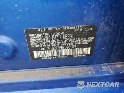 Zdjęcie 12 z 12 samochodu: 2014 SUBARU IMPREZA WRX VIN:JF1GR7E66EG261096 - miniatura