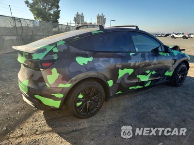 Trzecie zdjęcie samochodu z tyłu: 2021 TESLA MODEL Y VIN:5YJYGAEE7MF271881 - miniatura