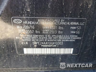 Zdjęcie 13 z 13 samochodu: 2016 HYUNDAI SONATA ECO VIN:5NPE24AA1GH410303 - miniatura