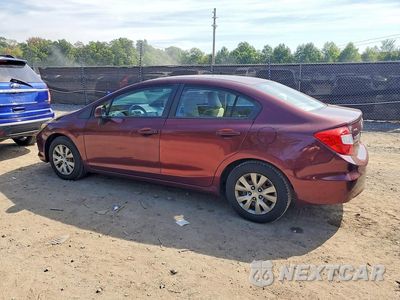 Drugie zdjęcie samochodu z przodu: 2012 HONDA CIVIC LX VIN:19XFB2F58CE320911 - miniatura