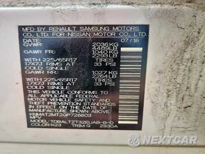 Zdjęcie 13 z 13 samochodu: 2016 NISSAN ROGUE SV VIN:KNMAT2MT2GP726603 - miniatura