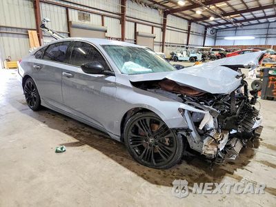Czwarte zdjęcie samochodu z boku: 2021 HONDA ACCORD SPORT SE VIN:1HGCV1F48MA114215 - miniatura