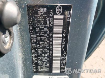 Zdjęcie 12 z 12 samochodu: 2009 TOYOTA CAMRY LE VIN:4T1BE46K59U863209 - miniatura