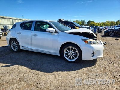 Czwarte zdjęcie samochodu z boku: 2012 LEXUS CT 200 VIN:JTHKD5BH8C2112341 - miniatura
