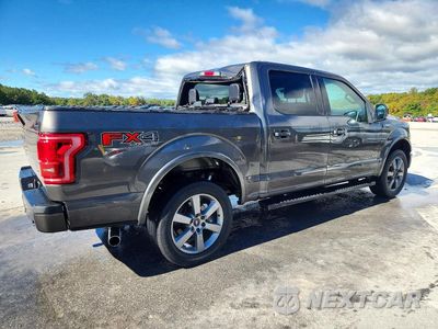 Trzecie zdjęcie samochodu z tyłu: 2017 FORD F150 SUPERCREW VIN:1FTEW1EG1HKD38930 - miniatura
