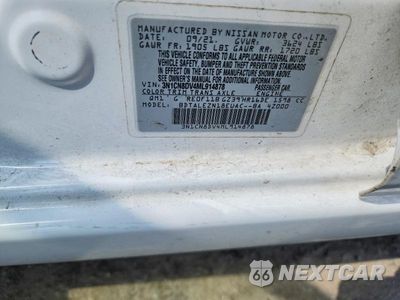 Zdjęcie 12 z 12 samochodu: 2021 NISSAN VERSA S VIN:3N1CN8DV4ML914878 - miniatura