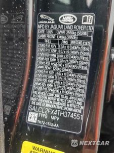 Zdjęcie 13 z 13 samochodu: 2026 LAND ROVER DISCOVERY SPORT LANDMARK VIN:SALCL2FX4TH374551 - miniatura
