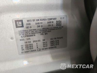 Zdjęcie 12 z 12 samochodu: 2018 CHEVROLET TRAX 1LT VIN:KL7CJPSB9JB596746 - miniatura