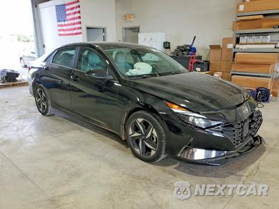 Czwarte zdjęcie samochodu z boku: 2023 HYUNDAI ELANTRA LIMITED VIN:KMHLP4AG9PU619027 - miniatura
