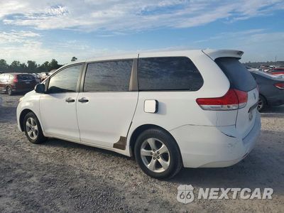 Drugie zdjęcie samochodu z przodu: 2011 TOYOTA SIENNA BASE 7-PASSENGER VIN:5TDKA3DC4BS005889 - miniatura