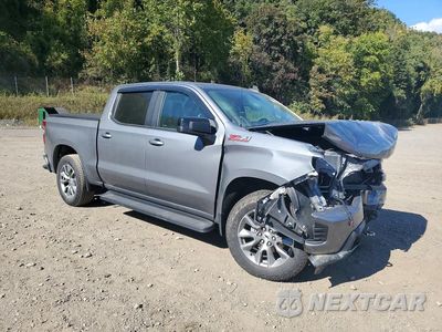 Czwarte zdjęcie samochodu z boku: 2021 CHEVROLET SILVERADO K1500 RST VIN:1GCUYEED2MZ429841 - miniatura
