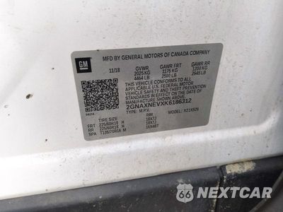 Zdjęcie 13 z 13 samochodu: 2019 CHEVROLET EQUINOX PREMIER VIN:2GNAXNEVXK6186312 - miniatura