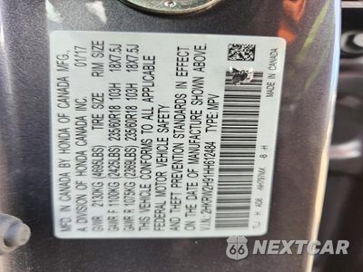 Zdjęcie 13 z 13 samochodu: 2017 HONDA CR-V TOURING VIN:2HKRW2H91HH612484 - miniatura