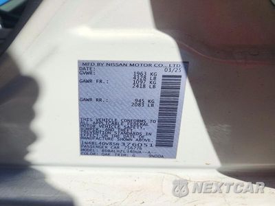 Zdjęcie 12 z 12 samochodu: 2025 NISSAN ALTIMA SV VIN:1N4BL4DV8SN376051 - miniatura