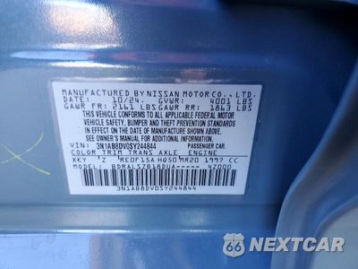 Zdjęcie 12 z 12 samochodu: 2025 NISSAN SENTRA SR VIN:3N1AB8DV0SY244844 - miniatura