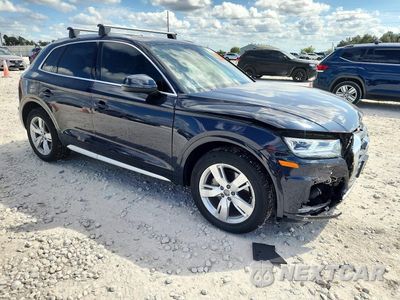 Czwarte zdjęcie samochodu z boku: 2019 AUDI Q5 PREMIUM PLUS VIN:WA1BNAFYXK2071110 - miniatura