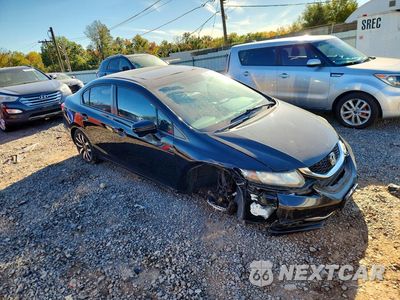 Czwarte zdjęcie samochodu z boku: 2015 HONDA CIVIC EXL VIN:2HGFB2F92FH531034 - miniatura
