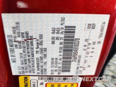 Zdjęcie 12 z 12 samochodu: 2014 FORD FUSION SE VIN:3FA6P0HD4ER183378 - miniatura