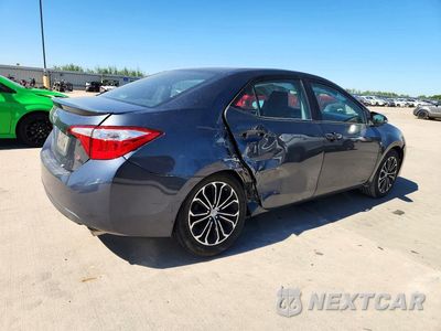 Trzecie zdjęcie samochodu z tyłu: 2015 TOYOTA COROLLA S PLUS VIN:5YFBURHE7FP198544 - miniatura