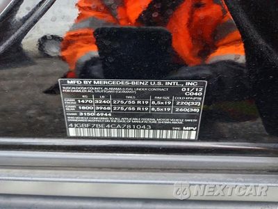 Zdjęcie 13 z 13 samochodu: 2012 MERCEDES-BENZ GL 450 4MATIC VIN:4JGBF7BE4CA781043 - miniatura