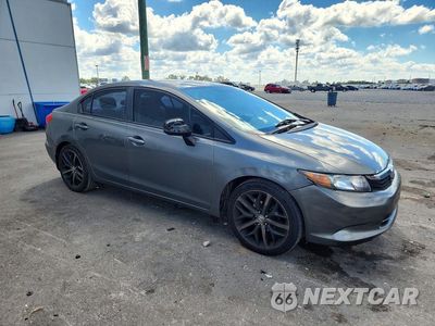Czwarte zdjęcie samochodu z boku: 2012 HONDA CIVIC LX VIN:19XFB2F52CE055550 - miniatura