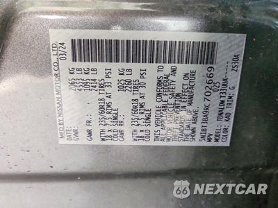 Zdjęcie 12 z 12 samochodu: 2024 NISSAN ROGUE SV VIN:5N1BT3BA9RC702669 - miniatura